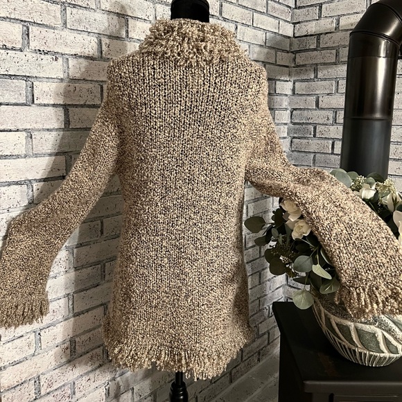 NINE WEST  Ladies Long Popcorn Shag Sweater/Coat NWOT - Picture 8 of 11